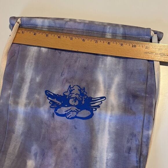 Boys Lie Purple Tie Dye Cotton Slushie Drawstring Backpack Unreleased NWT - Picture 8 of 10